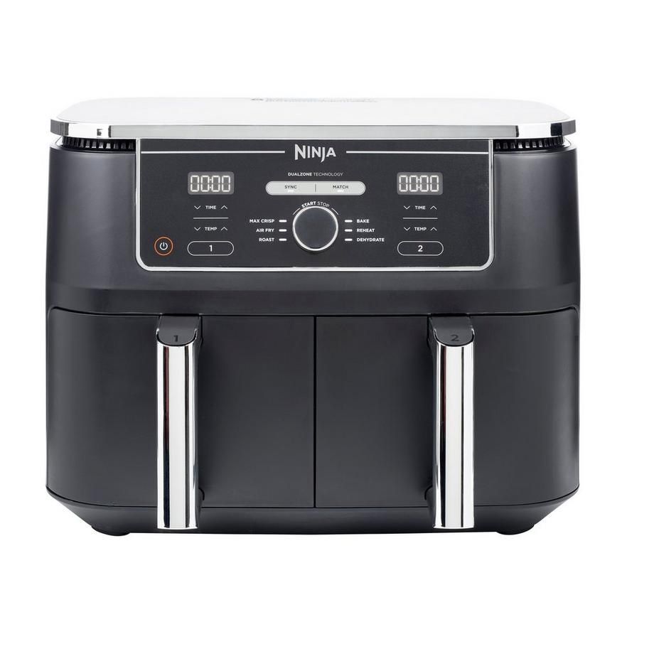 Ninja MAX 6 in 1 Dual Zone Air Fryer DZ400UK 9.5L - Gunmetal Grey