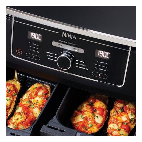 Ninja MAX 6 in 1 Dual Zone Air Fryer DZ400UK 9.5L - Gunmetal Grey